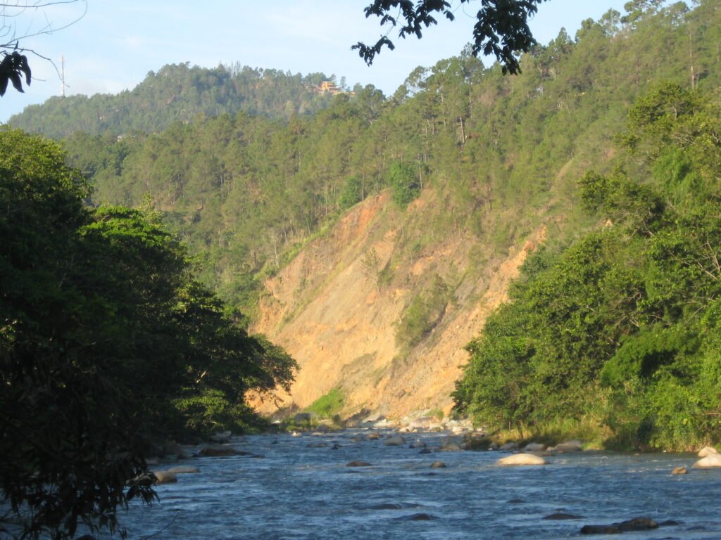 Río Yaque del Norte en Jarabacoa, donde se hace rafting