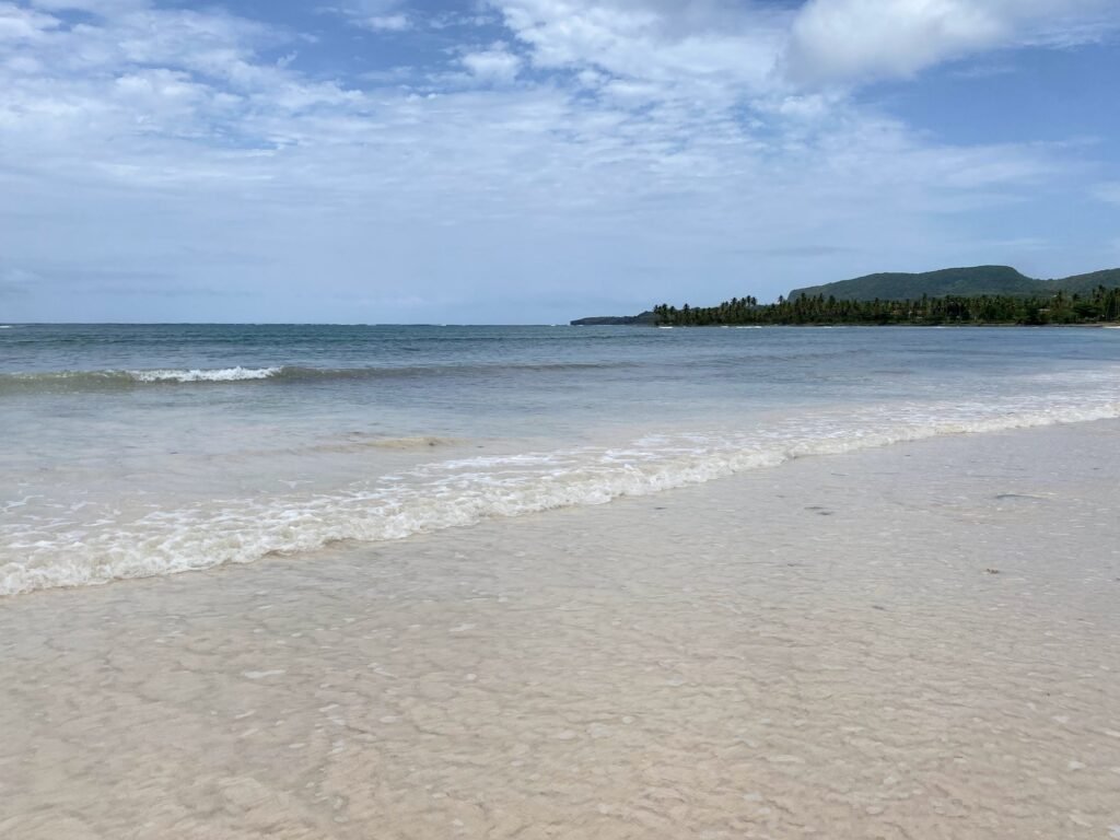 Playa Las Galeras, en la península de Samaná