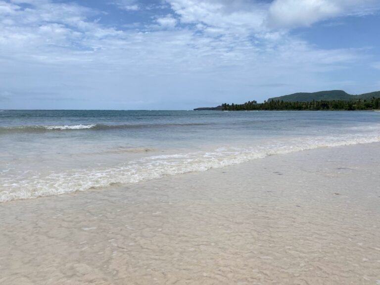 Playa Las Galeras, en la península de Samaná